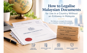 How to Legalise Malaysian Documents for Countries Without an Embassy in Malaysia