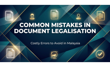 Document Legalisation in Malaysia - Common Mistakes When Legalizing Documents 